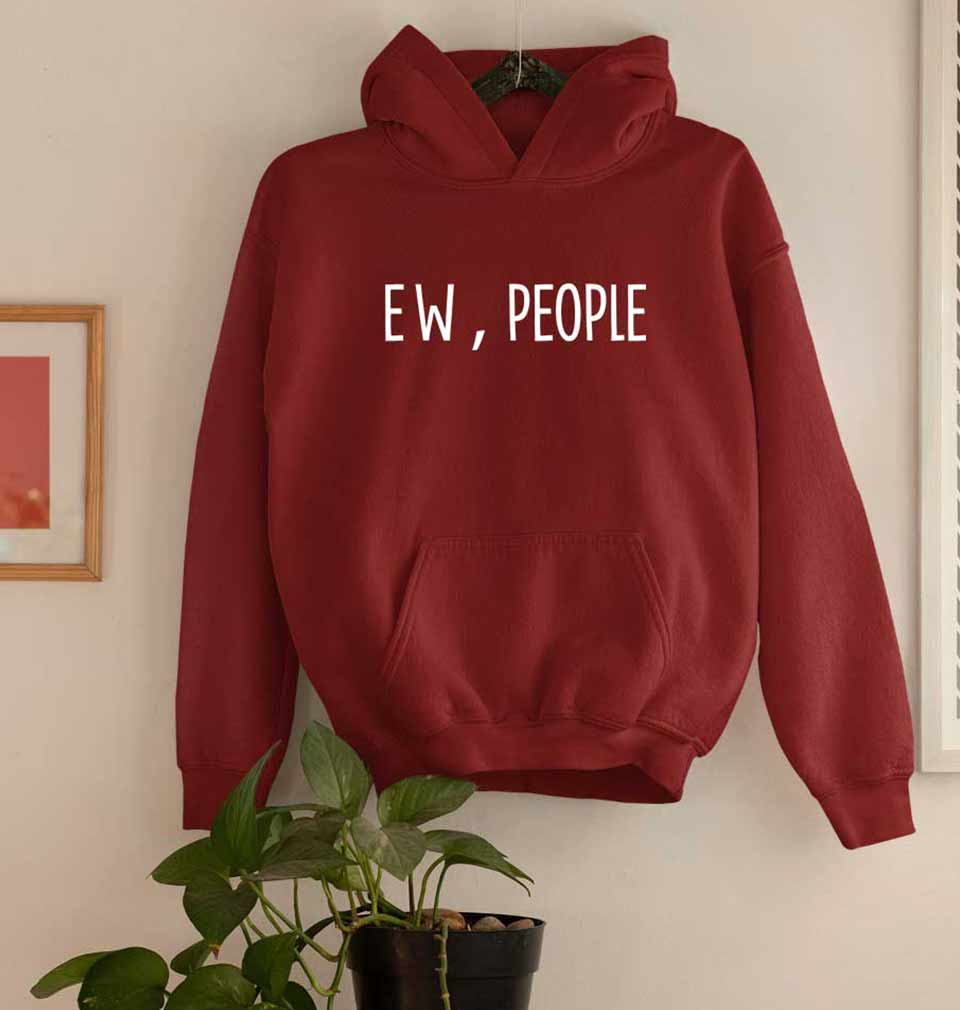 EW,Pepole Maroon Hoodie