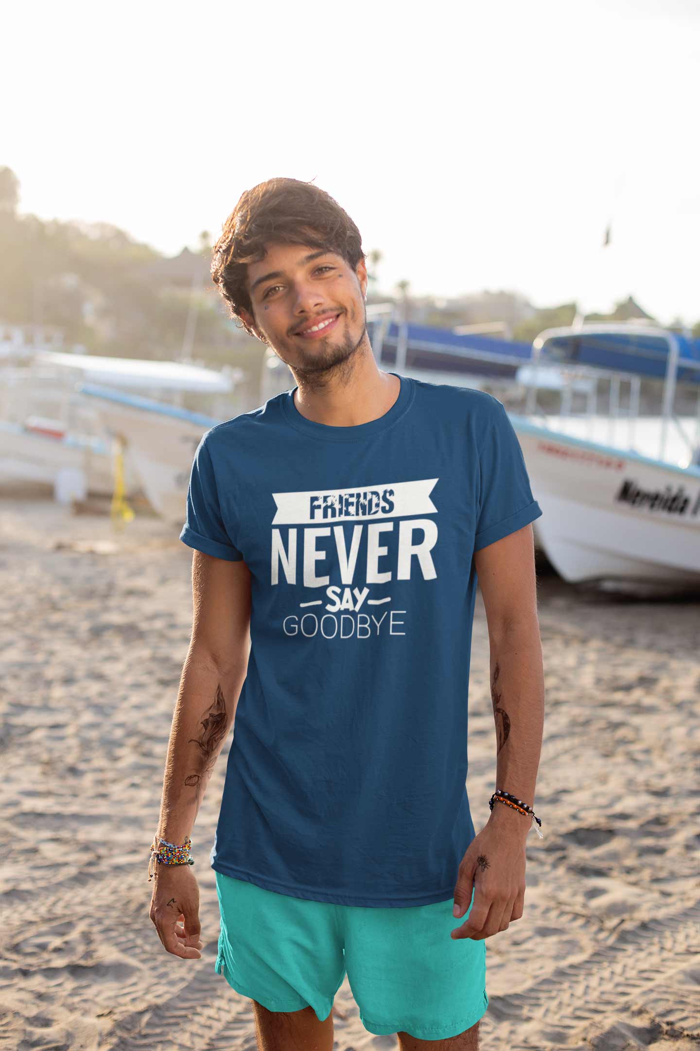 Friends-Never-Say-NB T-Shirts For Men