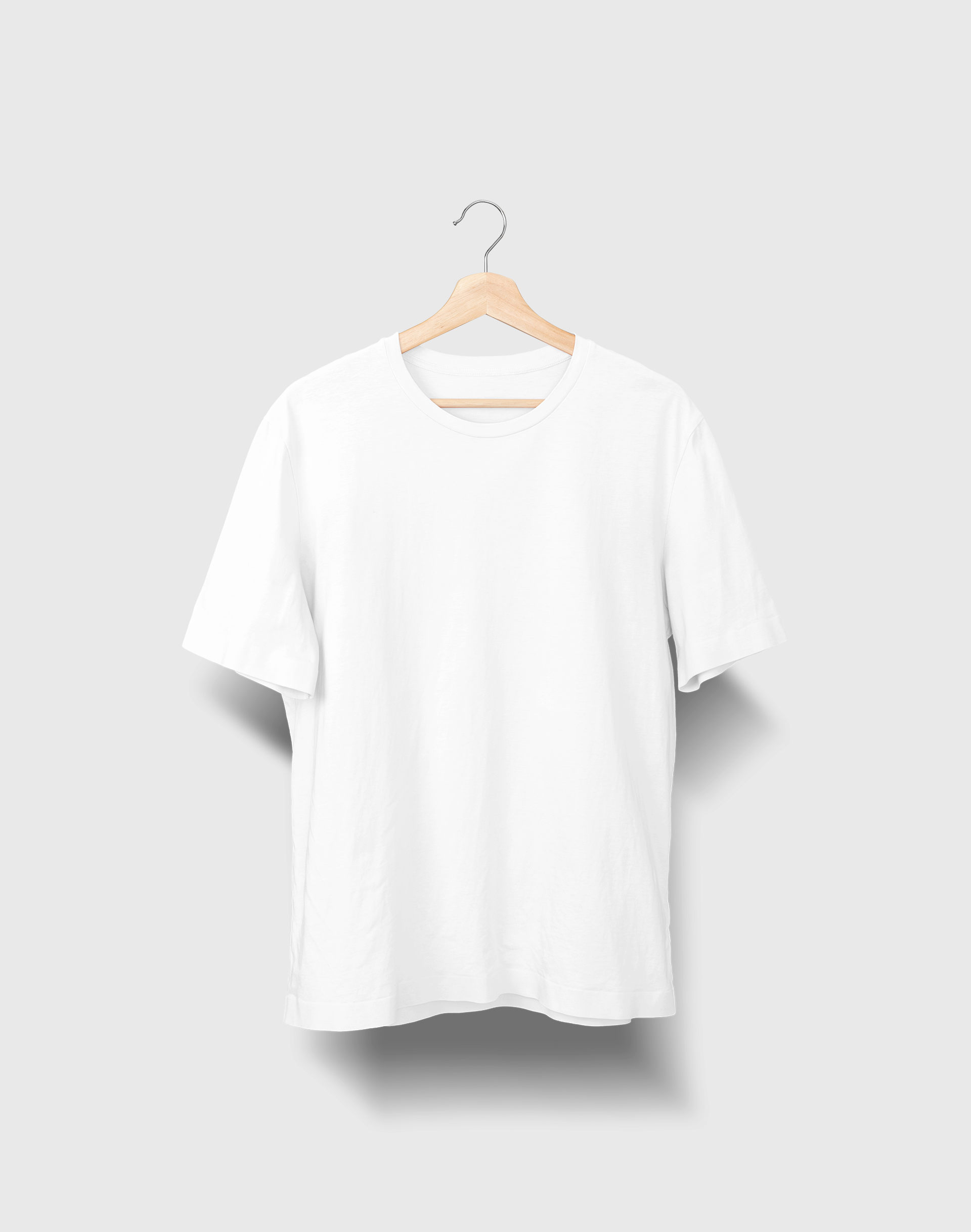 Alabaster White Round Neck T-Shirt